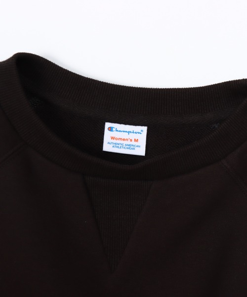 Champion(チャンピオン)の「【Champion/チャンピオン】レディース ショートスリーブスウェットシャツ(スウェット・レディース・チャコール/ベージュ/ダークグリーン/ヘザーグレー・MEDIUM/LARGE)」の17枚目の写真