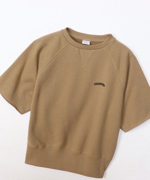 Champion(チャンピオン)の「【Champion/チャンピオン】レディース ショートスリーブスウェットシャツ(スウェット・レディース・チャコール/ベージュ/ダークグリーン/ヘザーグレー・MEDIUM/LARGE)」の20枚目の写真