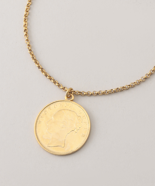 VERMEIL par iena（ヴェルメイユパーイエナ）の「【BEN AMUN/ベン アムン】Coin long ネックレス（ネックレス・レディース・ゴールド・FREE）」の10枚目の写真