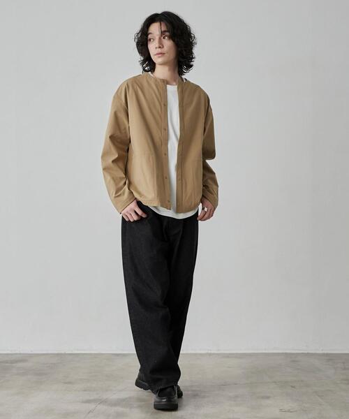 coen(コーエン)の「極楽FITクルーネックストレッチカーディガン(カーディガン/ボレロ・メンズ・ダークグレー/ブラック/ベージュ・S/M/L/XL)」の11枚目の写真