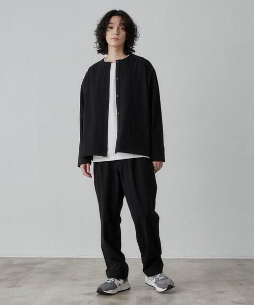 coen(コーエン)の「極楽FITクルーネックストレッチカーディガン(カーディガン/ボレロ・メンズ・ダークグレー/ブラック/ベージュ・S/M/L/XL)」の13枚目の写真