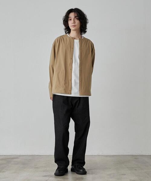 coen(コーエン)の「極楽FITクルーネックストレッチカーディガン(カーディガン/ボレロ・メンズ・ダークグレー/ブラック/ベージュ・S/M/L/XL)」の19枚目の写真