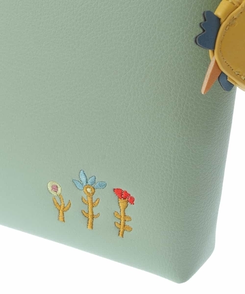 【チャームポーチ付き】カシュクールデザインワンハンドルバッグ