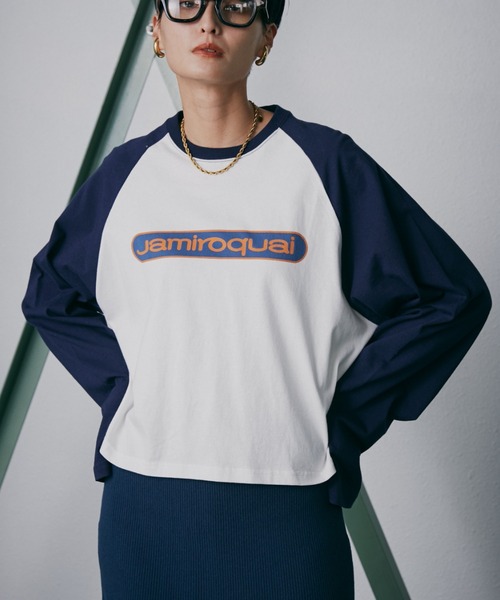 <ROSE BUD別注> JamiroquaiラグランロンT ROSE BUD / ローズ バッド <ROSE BUD別注>Jamiroquaiラグラン