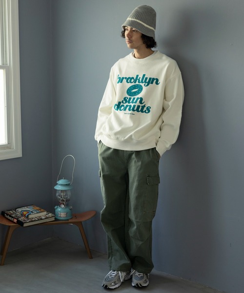 BAYFLOW(ベイフロー)の「ワイドカーゴパンツ(カーゴパンツ・メンズ・ライトブルー/グレー/カーキ・MEDIUM/LARGE)」の6枚目の写真