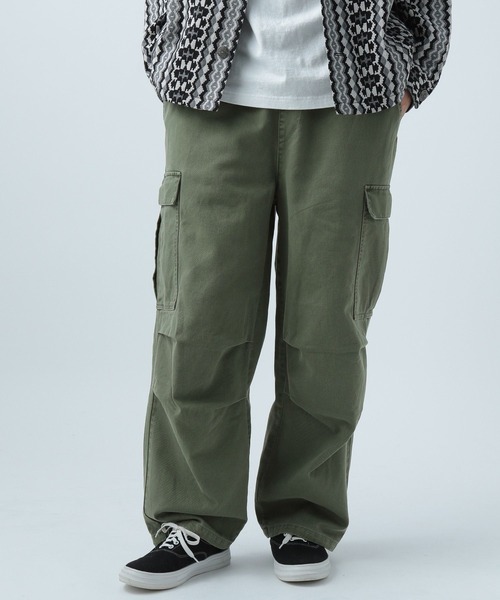 BAYFLOW(ベイフロー)の「ワイドカーゴパンツ(カーゴパンツ・メンズ・ライトブルー/グレー/カーキ・MEDIUM/LARGE)」の10枚目の写真