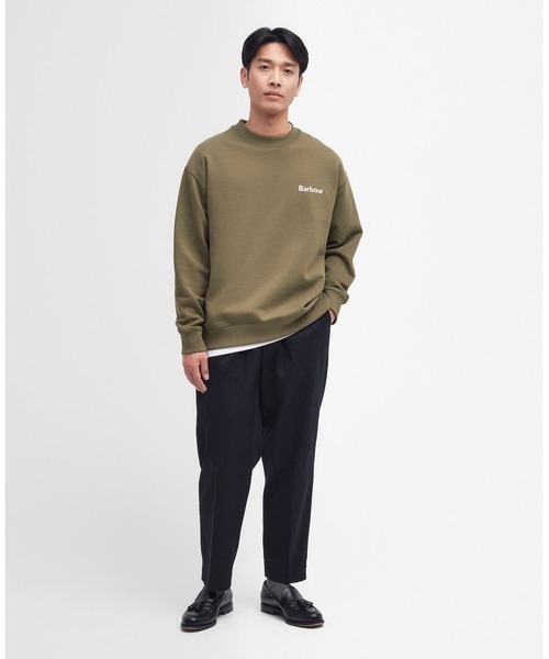 Barbour（バブアー）の「Nicholas リラックス フィット スウェット（スウェット・メンズ・ホワイト/オリーブ/ブラック・40/36/38/34）」の18枚目の写真