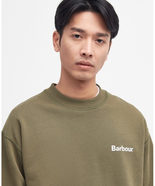 Barbour（バブアー）の「Nicholas リラックス フィット スウェット（スウェット・メンズ・ホワイト/オリーブ/ブラック・40/36/38/34）」の21枚目の写真