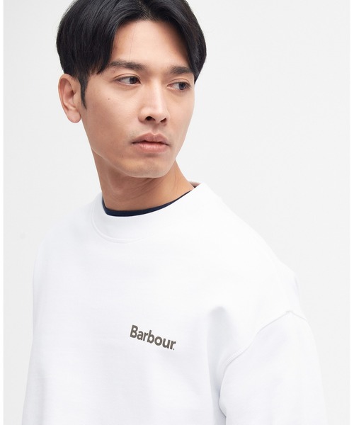 Barbour（バブアー）の「Nicholas リラックス フィット スウェット（スウェット・メンズ・ホワイト/オリーブ/ブラック・40/36/38/34）」の14枚目の写真