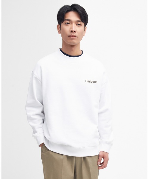 Barbour（バブアー）の「Nicholas リラックス フィット スウェット（スウェット・メンズ・ホワイト/オリーブ/ブラック・40/36/38/34）」の12枚目の写真