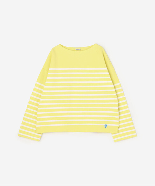 ORCIVAL（オーシバル）の「ORCIVAL | ドロップショルダー ラッセルフレンチセーラーTシャツ WOMEN（Tシャツ/カットソー・レディース・グリーン系その他/ブルー系その他/グレー系その他/イエロー系その他/ブルー系その他5/ブルー系その他2・1）」の6枚目の写真