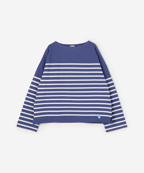 ORCIVAL（オーシバル）の「ORCIVAL | ドロップショルダー ラッセルフレンチセーラーTシャツ WOMEN（Tシャツ/カットソー・レディース・グリーン系その他/ブルー系その他/グレー系その他/イエロー系その他/ブルー系その他5/ブルー系その他2・1）」の19枚目の写真
