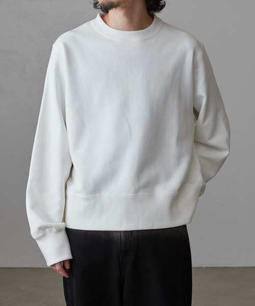 Lui's（ルイス）の「クロップドショート丈スウェットプルオーバー【セットアップ】（スウェット・メンズ・グレー/ブラック/ホワイト・S/M）」の4枚目の写真