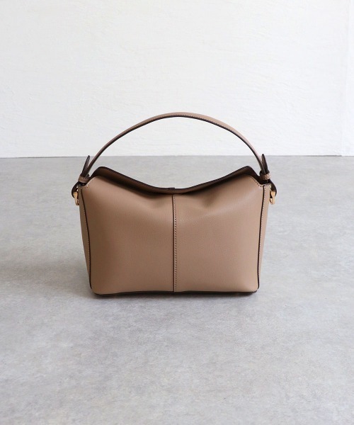 MIAN （ミアン）の「重ねフラップ2wayハンドバッグ（ハンドバッグ・レディース・モカ/アイボリー/ブラック・FREE）」の22枚目の写真