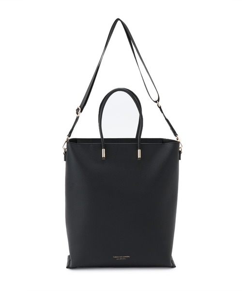 ROPE' PICNIC（ロペピクニック）の「A4対応/軽量スクエアメタルハンドル縦型トート＆ショルダーバッグ（ショルダーバッグ・レディース・ベージュ/ブラック/ブルー系その他4・FREE）」の11枚目の写真