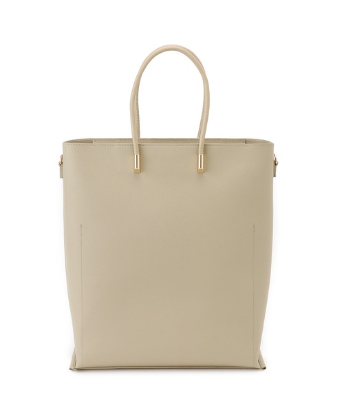 ROPE' PICNIC（ロペピクニック）の「A4対応/軽量スクエアメタルハンドル縦型トート＆ショルダーバッグ（ショルダーバッグ・レディース・ベージュ/ブラック/ブルー系その他4・FREE）」の6枚目の写真