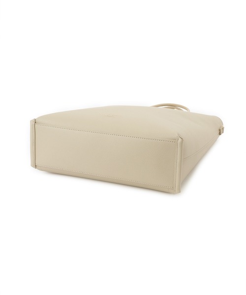 ROPE' PICNIC（ロペピクニック）の「A4対応/軽量スクエアメタルハンドル縦型トート＆ショルダーバッグ（ショルダーバッグ・レディース・ベージュ/ブラック/ブルー系その他4・FREE）」の5枚目の写真