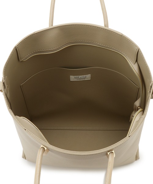 ROPE' PICNIC（ロペピクニック）の「A4対応/軽量スクエアメタルハンドル縦型トート＆ショルダーバッグ（ショルダーバッグ・レディース・ベージュ/ブラック/ブルー系その他4・FREE）」の16枚目の写真