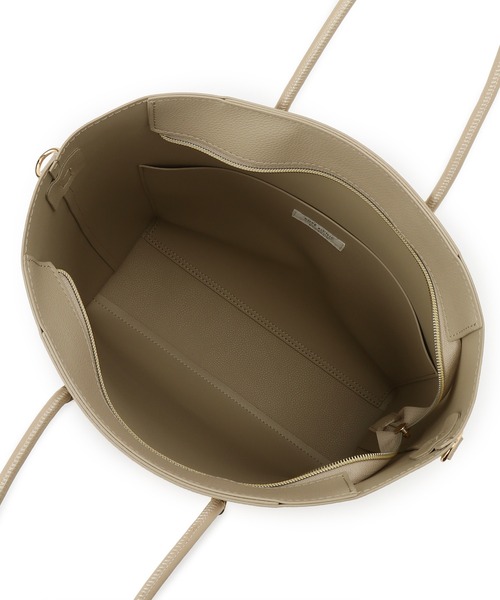 ROPE' PICNIC（ロペピクニック）の「A4対応/軽量スクエアメタルハンドル縦型トート＆ショルダーバッグ（ショルダーバッグ・レディース・ベージュ/ブラック/ブルー系その他4・FREE）」の13枚目の写真