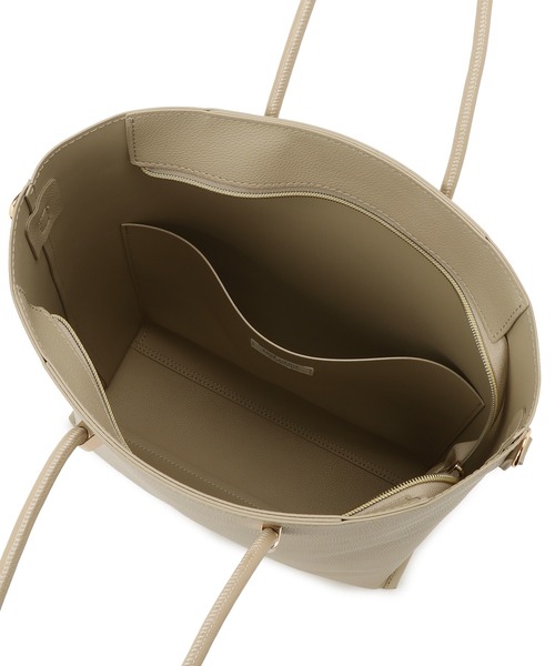 ROPE' PICNIC（ロペピクニック）の「A4対応/軽量スクエアメタルハンドル縦型トート＆ショルダーバッグ（ショルダーバッグ・レディース・ベージュ/ブラック/ブルー系その他4・FREE）」の12枚目の写真