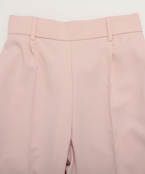Fit more(フィットモア)の「スカラップテーパードパンツ(スラックス・レディース・ピンク/ネイビー/ブラック・PS/S)」の16枚目の写真