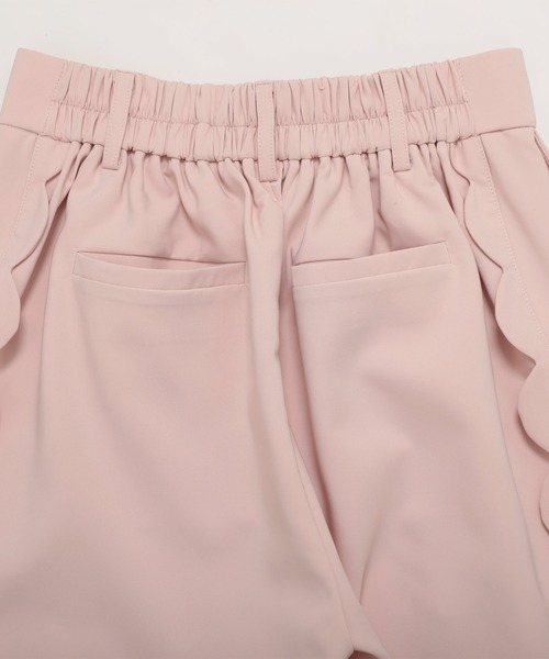 Fit more(フィットモア)の「スカラップテーパードパンツ(スラックス・レディース・ピンク/ネイビー/ブラック・PS/S)」の17枚目の写真