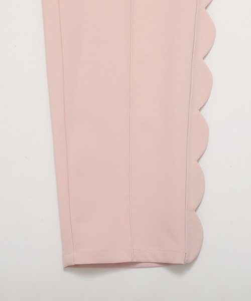 Fit more(フィットモア)の「スカラップテーパードパンツ(スラックス・レディース・ピンク/ネイビー/ブラック・PS/S)」の19枚目の写真