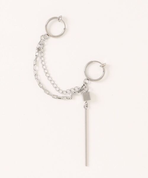 Burner(バーナー)の「【OKUOKU 0909】デザイン ピアス 片耳用 oku-pierce-644549431429-2A【RBTS】(ピアス(片耳用)・メンズ・シルバー系その他/シルバー系その他4/シルバー系その他2/シルバー系その他3・FREE)」の2枚目の写真
