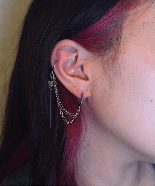 Burner(バーナー)の「【OKUOKU 0909】デザイン ピアス 片耳用 oku-pierce-644549431429-2A【RBTS】(ピアス(片耳用)・メンズ・シルバー系その他/シルバー系その他4/シルバー系その他2/シルバー系その他3・FREE)」の1枚目の写真