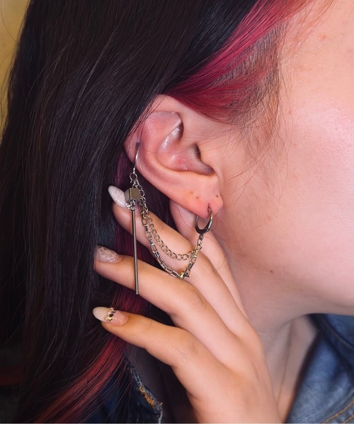 Burner(バーナー)の「【OKUOKU 0909】デザイン ピアス 片耳用 oku-pierce-644549431429-2A【RBTS】(ピアス(片耳用)・メンズ・シルバー系その他/シルバー系その他4/シルバー系その他2/シルバー系その他3・FREE)」の7枚目の写真