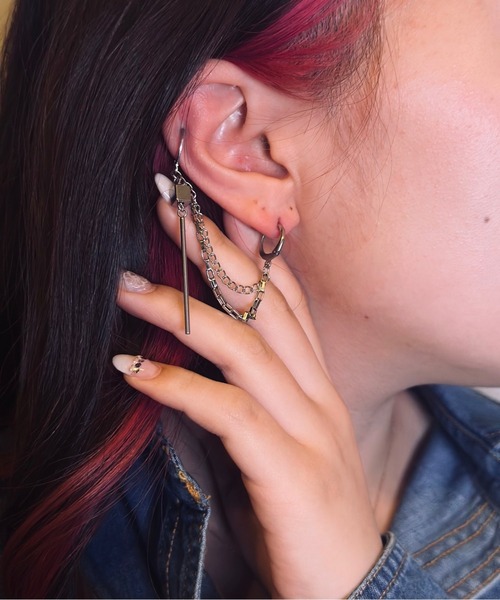 Burner(バーナー)の「【OKUOKU 0909】デザイン ピアス 片耳用 oku-pierce-644549431429-2A【RBTS】(ピアス(片耳用)・メンズ・シルバー系その他/シルバー系その他4/シルバー系その他2/シルバー系その他3・FREE)」の8枚目の写真