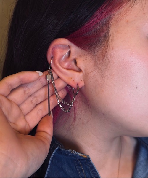 Burner(バーナー)の「【OKUOKU 0909】デザイン ピアス 片耳用 oku-pierce-644549431429-2A【RBTS】(ピアス(片耳用)・メンズ・シルバー系その他/シルバー系その他4/シルバー系その他2/シルバー系その他3・FREE)」の9枚目の写真