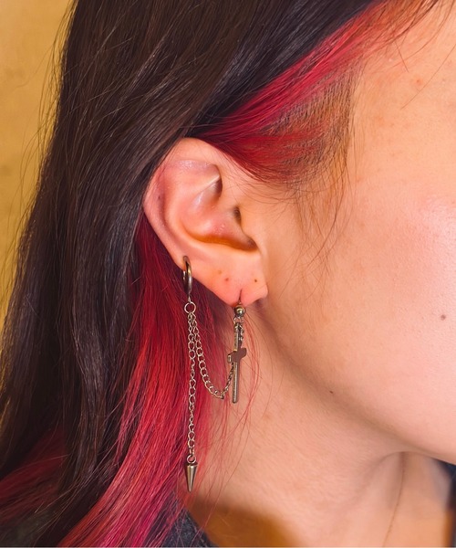 Burner(バーナー)の「【OKUOKU 0909】デザイン ピアス 片耳用 oku-pierce-644549431429-2A【RBTS】(ピアス(片耳用)・メンズ・シルバー系その他/シルバー系その他4/シルバー系その他2/シルバー系その他3・FREE)」の11枚目の写真