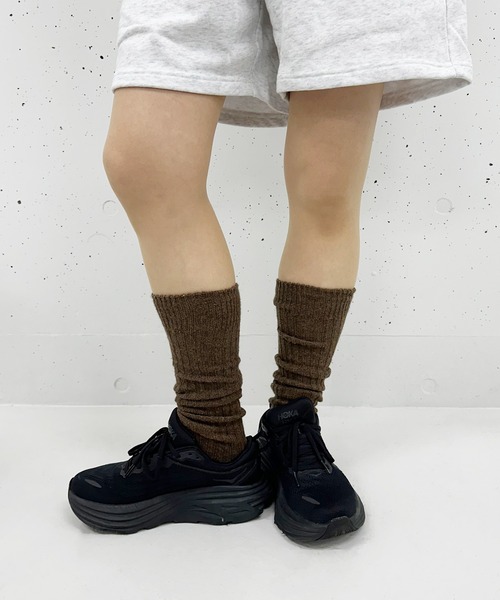 RUBY AND YOU（ルビーアンドユー）の「［select］リブハイソックス（ソックス/靴下・レディース・アイボリー/ブラック/グレー/ダークグレー/ホワイト/ブラウン/ブラウン系その他・FREE）」の6枚目の写真