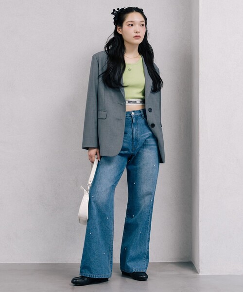 マリークワント PUBLUX パンツ 完売品 PUBLUX パンツ MARY QUANT × PUBLUX/マリークワント フラワー