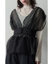 Limue | オーガンジーシアビスチェ(Tシャツ/カットソー)