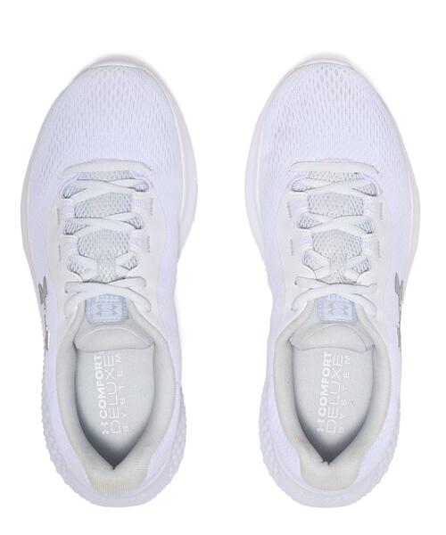 UNDER ARMOUR（アンダーアーマー）の「UAチャージド ローグ4（ランニング/レディース）（スニーカー・レディース・ホワイト・25.0cm/22.5cm/23.0cm/25.5cm/23.5cm/24.5cm/24.0cm/26.0cm）」の3枚目の写真