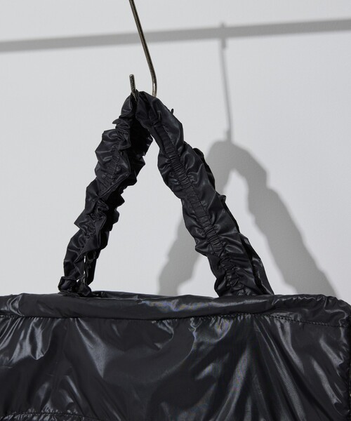 Firsthand（ファーストハンド）の「Firsthand/ファーストハンド 2WAY リボンギャザーナップサック / トートバッグ（バックパック/リュック・レディース・ブラック/シルバー/オフホワイト・FREE）」の10枚目の写真