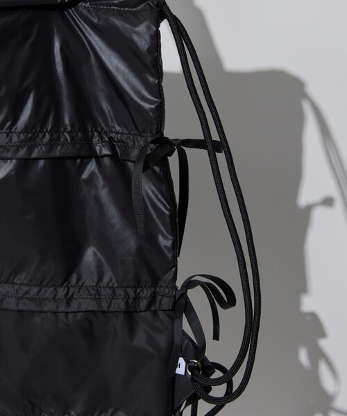 Firsthand（ファーストハンド）の「Firsthand/ファーストハンド 2WAY リボンギャザーナップサック / トートバッグ（バックパック/リュック・レディース・ブラック/シルバー/オフホワイト・FREE）」の9枚目の写真