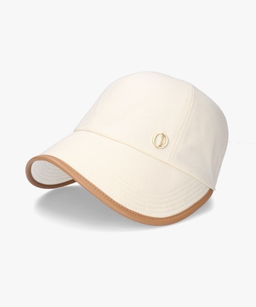 帽子 Chapeau d' O Canvas Wide Cap LT BEIGE Chapeau d' O（シャポードオー）の「Chapeaud'O Canvas Wide Cap