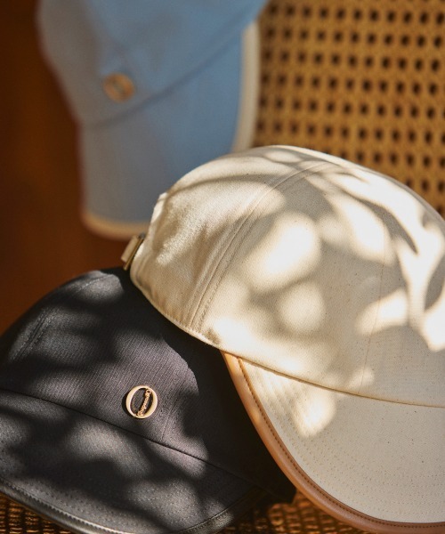 帽子 Chapeau d' O Canvas Wide Cap LT BEIGE Chapeaud'O Canvas Wide Cap / シャポードオー（キャップ