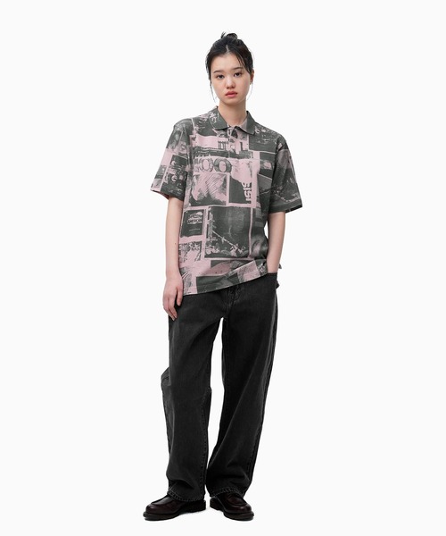 セール】T-logo S/S Jersey Polo（ポロシャツ