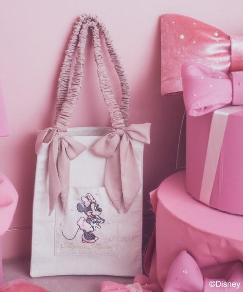 Disney（ディズニー）の「ミニー/リボントートバッグ（トートバッグ