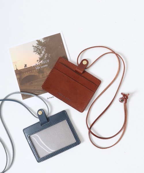 FUNALIVE（ファンアライブ）の「栃木レザー　パスケース（パスケース・メンズ・ブラウン/キャメル/レッド/オリーブ/ネイビー/ブラック・FREE）」の2枚目の写真
