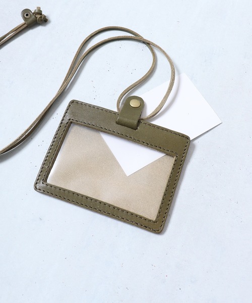 FUNALIVE（ファンアライブ）の「栃木レザー　パスケース（パスケース・メンズ・ブラウン/キャメル/レッド/オリーブ/ネイビー/ブラック・FREE）」の12枚目の写真