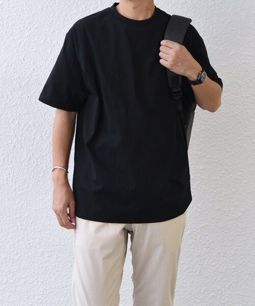 SHIPS any(シップス エニィ)の「SHIPS any:〈接触冷感/遮熱/UVカット機能等〉サマーファンクション ポケット Tシャツ 26SS◇(Tシャツ/カットソー・メンズ・ホワイト/チャコールグレー/ネイビー/ブラック・X-LARGE/LARGE/MEDIUM/SMALL)」の21枚目の写真
