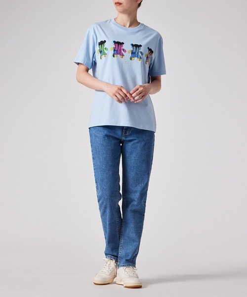Paul Smith + Lee 花柄デニムストレートパンツ Paul Smith + Lee 花柄デニムストレートパンツ