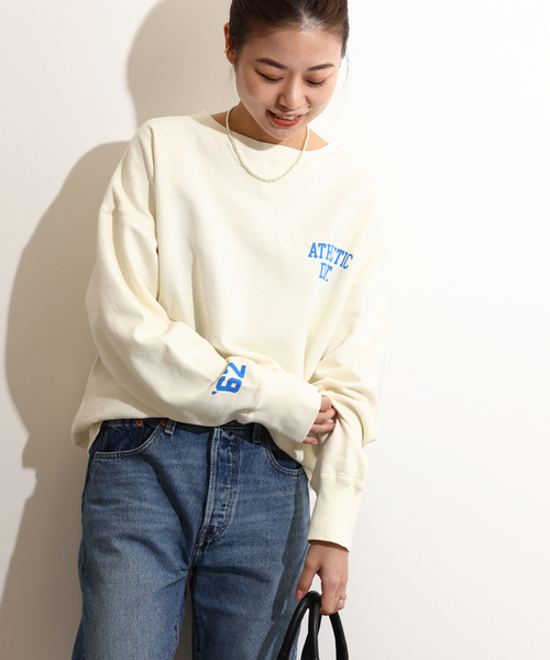 JOURNAL STANDARD　Holiday　スウェット 追加》【HOLIDAYS COMFORT】VINTAGEカコウロゴスウェット