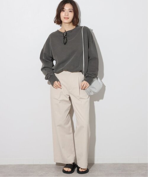 JOURNAL STANDARD relume(ジャーナルスタンダード レリューム)の「《追加》【HOLIDAYS COMFORT】VINTAGEカコウロゴスウェット(スウェット・レディース・ブラック系その他/アイボリー/サックスブルー/ライトグレー/ライトグリーン・FREE)」の6枚目の写真