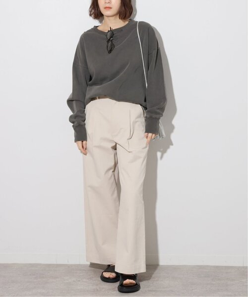 JOURNAL STANDARD relume(ジャーナルスタンダード レリューム)の「《追加》【HOLIDAYS COMFORT】VINTAGEカコウロゴスウェット(スウェット・レディース・ブラック系その他/アイボリー/サックスブルー/ライトグレー/ライトグリーン・FREE)」の7枚目の写真